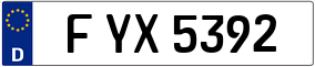 Truck License Plate